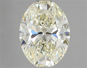 Picture of Natural Diamond 1.00 Carats, Oval with  Cut, M Color, SI1 Clarity and Certified by GIA