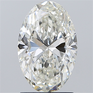 Picture of Natural Diamond 1.70 Carats, Oval with  Cut, H Color, VS2 Clarity and Certified by GIA