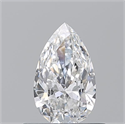 Natural Diamond 0.51 Carats, Pear with  Cut, E Color, VS2 Clarity and Certified by GIA