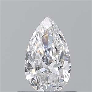 Picture of Natural Diamond 0.51 Carats, Pear with  Cut, E Color, VS2 Clarity and Certified by GIA