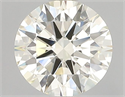 Natural Diamond 0.71 Carats, Round with Excellent Cut, N Color, VVS2 Clarity and Certified by GIA