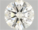 Natural Diamond 0.71 Carats, Round with Excellent Cut, N Color, VVS2 Clarity and Certified by GIA