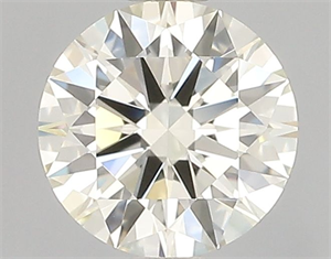 Picture of Natural Diamond 0.71 Carats, Round with Excellent Cut, N Color, VVS2 Clarity and Certified by GIA