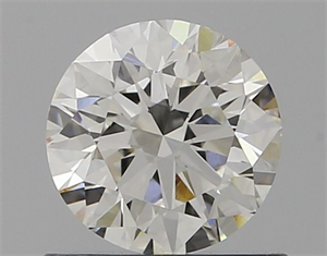 Picture of Natural Diamond 0.70 Carats, Round with Excellent Cut, H Color, VS1 Clarity and Certified by GIA