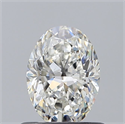 Diamante Natural 0.62 quilates, Ovalado , Color G, claridad VS2 y certificado GIA