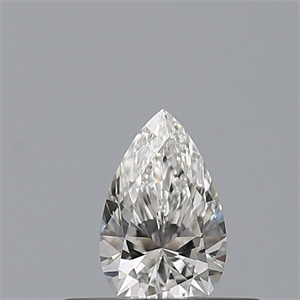 Picture of Natural Diamond 0.23 Carats, Pear with  Cut, G Color, VS1 Clarity and Certified by GIA