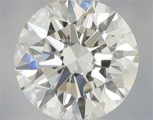 Picture of Natural Diamond 0.92 Carats, Round with Excellent Cut, H Color, IF Clarity and Certified by IGI