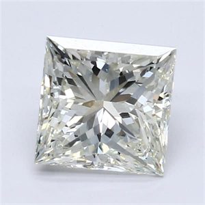 Picture of Natural Diamond 2.01 Carats, Princess with  Cut, K Color, VS1 Clarity and Certified by GIA