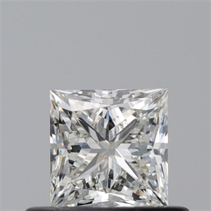 Picture of Natural Diamond 0.51 Carats, Princess with  Cut, I Color, VS2 Clarity and Certified by GIA