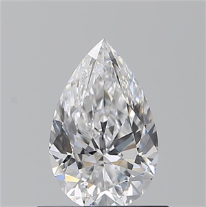 Picture of Natural Diamond 0.70 Carats, Pear with  Cut, D Color, VVS2 Clarity and Certified by GIA