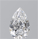Diamante Natural 0.50 quilates, De pera , Color E, claridad VS1 y certificado GIA