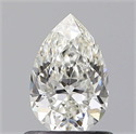 Natural Diamond 0.73 Carats, Pear with  Cut, H Color, IF Clarity and Certified by GIA