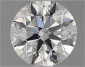 Diamante Natural 0.60 quilates, Redondo , Color I, claridad VVS1 y certificado GIA
