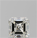 Diamante Natural 1.01 quilates, Asscher , Color J, claridad VVS2 y certificado GIA