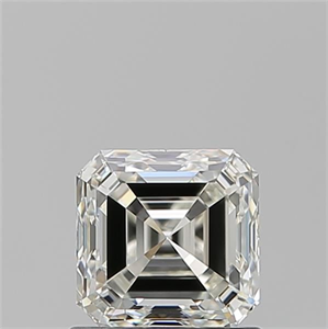 Foto Diamante Natural 1.01 quilates, Asscher , Color J, claridad VVS2 y certificado GIA de