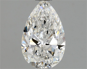Picture of Natural Diamond 0.73 Carats, Pear with  Cut, E Color, VVS2 Clarity and Certified by GIA