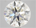 Natural Diamond 4.54 Carats, Round with Very Good Cut, I Color, VVS2 Clarity and Certified by HRD