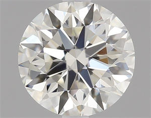 Picture of Natural Diamond 0.70 Carats, Round with Excellent Cut, H Color, IF Clarity and Certified by IGI