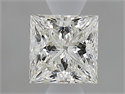 Diamante Natural 0.56 quilates, Princesa , Color G, claridad IF y certificado IGI