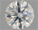 Natural Diamond 0.74 Carats, Round with Excellent Cut, J Color, SI2 Clarity and Certified by GIA