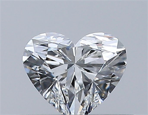Picture of Natural Diamond 0.30 Carats, Heart with  Cut, F Color, VVS1 Clarity and Certified by GIA