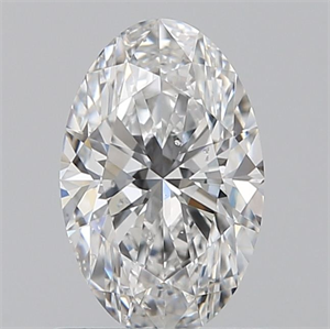Foto Diamante Natural 0.70 quilates, Ovalado , Color E, claridad SI1 y certificado GIA de