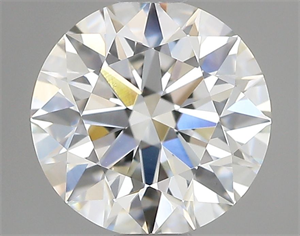 Picture of Natural Diamond 1.02 Carats, Round with Excellent Cut, H Color, VS2 Clarity and Certified by GIA