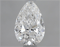 Diamante Natural 0.81 quilates, De pera , Color E, claridad SI2 y certificado GIA
