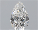 Diamante Natural 0.70 quilates, De pera , Color F, claridad VS1 y certificado GIA