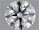 Natural Diamond 0.81 Carats, Round with Excellent Cut, E Color, SI1 Clarity and Certified by GIA