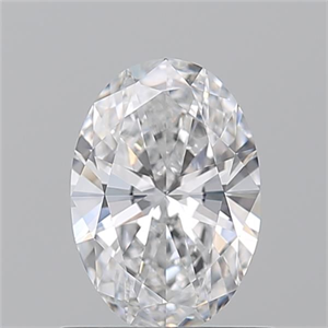 Picture of Natural Diamond 0.75 Carats, Oval with  Cut, D Color, VVS1 Clarity and Certified by GIA