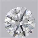 Diamante Natural 3.70 quilates, Redondo , Color J, claridad VVS1 y certificado GIA