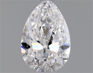 Picture of Natural Diamond 0.51 Carats, Pear with  Cut, D Color, VVS1 Clarity and Certified by GIA