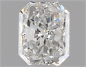 Natural Diamond 0.50 Carats, Radiant with  Cut, H Color, VVS2 Clarity and Certified by GIA