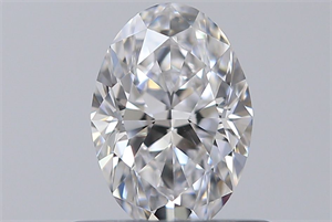 Picture of Natural Diamond 0.45 Carats, Oval with  Cut, D Color, VVS2 Clarity and Certified by GIA