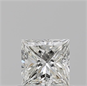 Natural Diamond 0.60 Carats, Princess with  Cut, I Color, VS2 Clarity and Certified by GIA