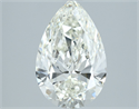 Natural Diamond 2.00 Carats, Pear with  Cut, I Color, VVS1 Clarity and Certified by IGI
