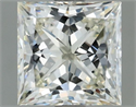 Natural Diamond 1.50 Carats, Princess with  Cut, K Color, VVS1 Clarity and Certified by IGI