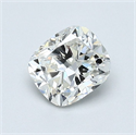Natural Diamond 0.80 Carats, Cushion with  Cut, I Color, VS2 Clarity and Certified by GIA