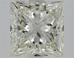 Picture of Natural Diamond 1.75 Carats, Princess with  Cut, K Color, SI2 Clarity and Certified by GIA