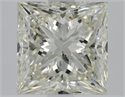 Natural Diamond 1.75 Carats, Princess with  Cut, K Color, SI2 Clarity and Certified by GIA