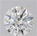 Natural Diamond 2.03 Carats, Round with Excellent Cut, H Color, SI2 Clarity and Certified by GIA