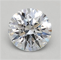 Lab Grown Diamond 0.71 Carats, Round with Excellent Cut, D Color, VVS1 Clarity and Certified by GIA