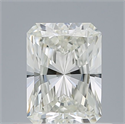 Natural Diamond 0.72 Carats, Radiant with  Cut, I Color, IF Clarity and Certified by GIA