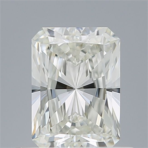 Picture of Natural Diamond 0.72 Carats, Radiant with  Cut, I Color, IF Clarity and Certified by GIA