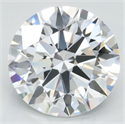 Lab Grown Diamond 3.10 Carats, Round with Excellent Cut, D Color, VVS1 Clarity and Certified by GIA