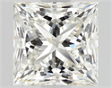 Natural Diamond 1.01 Carats, Princess with  Cut, J Color, VS2 Clarity and Certified by GIA