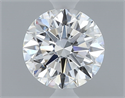 Natural Diamond 0.54 Carats, Round with Excellent Cut, E Color, VS2 Clarity and Certified by GIA