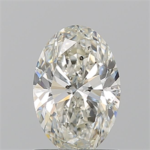 Picture of Natural Diamond 1.20 Carats, Oval with  Cut, J Color, SI2 Clarity and Certified by GIA