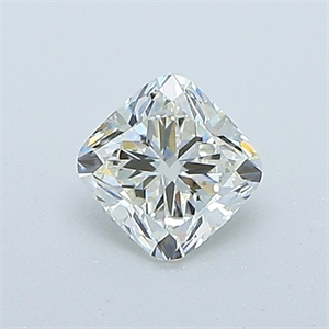Picture of Natural Diamond 0.41 Carats, Cushion with  Cut, J Color, VS1 Clarity and Certified by GIA